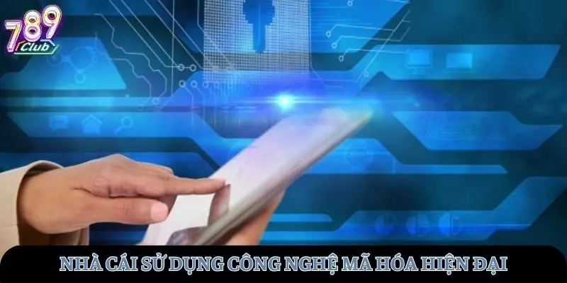 Trang chủ sử dụng công nghệ mã hóa hiện đại
