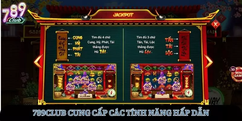 789club cung cấp các tính năng chơi hũ hấp dẫn