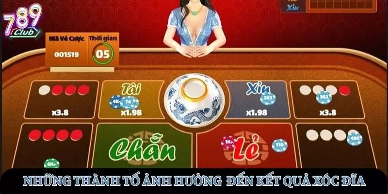 Các thành tố ảnh hưởng đến kết quả xóc đĩa